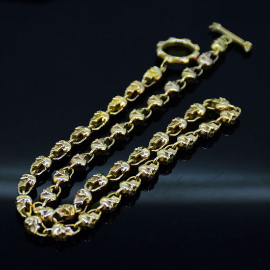 K18 Skull Neckless画像
