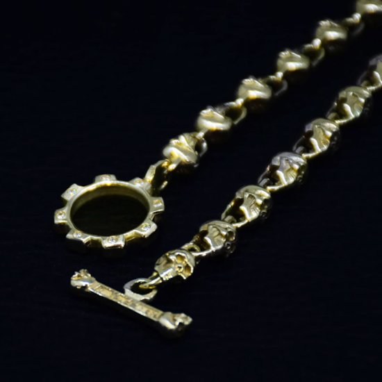 K18 Skull Neckless画像