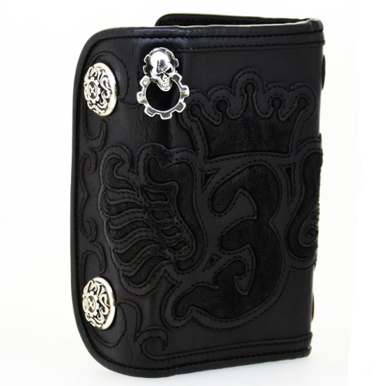 Biker Wallet -KING-画像