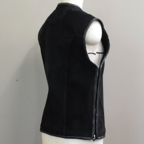 WOMAN VALOR CLUB VEST -LEATHER- 1画像