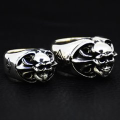 Oval-Skull-Cross-Ring 画像