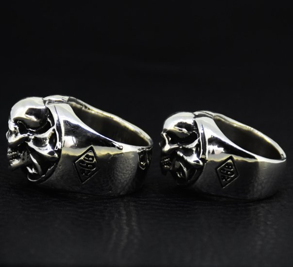 Round-Skull-Cross-Ring 画像