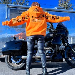 VM30th記念　Flapping Big logo embroidery hoodie (Orange)画像