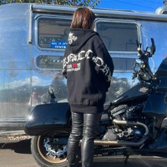 VM30th記念　Flapping Big logo embroidery hoodie (Black)画像