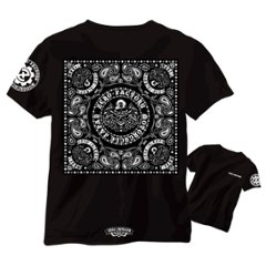 BANDANA Tシャツ -Black-の画像