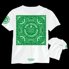 【予約商品】BANDANA T-SHIRTS -WH- 【Green】の画像