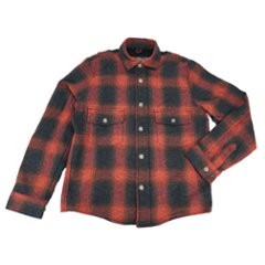 Front Zip Omble Check Jacket -Red-の画像