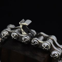 Cross Biker Chain Bracelet画像