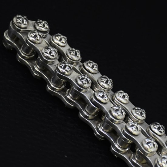 Cross Biker Chain Bracelet画像