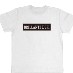 BRILLANTE DEFI フロントブロックロゴTシャツの画像