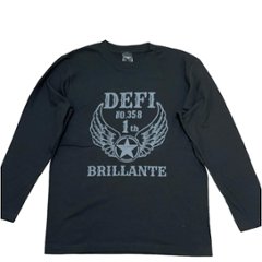 BRILLANTE DEFI １th 翼　長袖Tシャツ　BLACKの画像