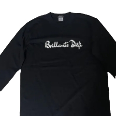 BRILLANTE DEFI unisex　長袖Ｔシャツ ブラックの画像