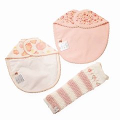 Souris(スーリー)「ギフトボックス付きスタイ2枚＆レッグウォーマーセット」(F)画像