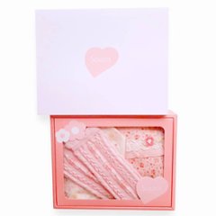 Souris(スーリー)「ギフトボックス付きスタイ2枚＆レッグウォーマーセット」(F)画像