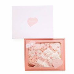 Souris(スーリー)「ギフトボックス付きスタイ2枚＆レッグウォーマーセット」(F)画像