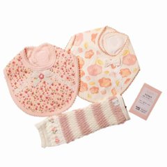 Souris(スーリー)「ギフトボックス付きスタイ2枚＆レッグウォーマーセット」(F)画像