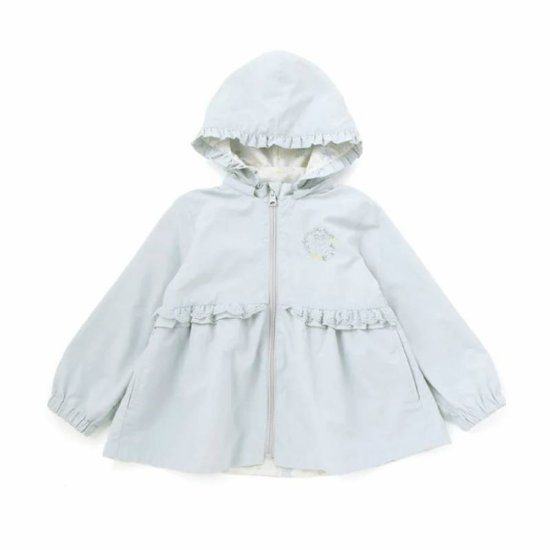 SLAP SLIP(スラップスリップ) 「フリルフード付きタフタリバーシブルジャケットgirls」(80-130cm) 画像