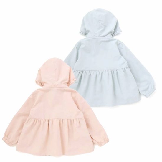 SLAP SLIP(スラップスリップ) 「フリルフード付きタフタリバーシブルジャケットgirls」(80-130cm) 画像