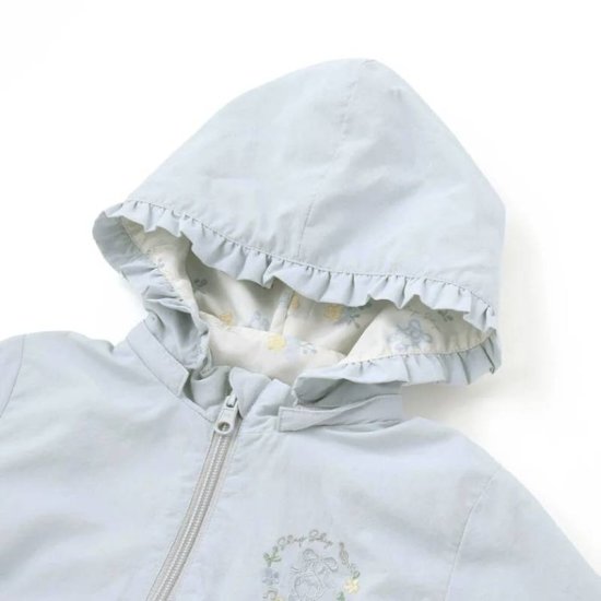 SLAP SLIP(スラップスリップ) 「フリルフード付きタフタリバーシブルジャケットgirls」(80-130cm) 画像