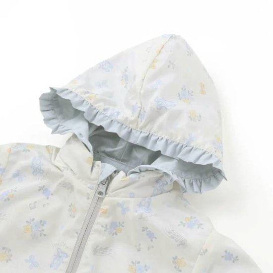 SLAP SLIP(スラップスリップ) 「フリルフード付きタフタリバーシブルジャケットgirls」(80-130cm) 画像