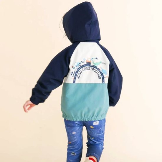 SLAP SLIP(スラップスリップ) 「フード付きタフタリバーシブルラグランジャケットboys」(80-130cm) 画像