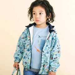 SLAP SLIP(スラップスリップ) 「フード付きタフタリバーシブルラグランジャケットboys」(80-130cm) 画像