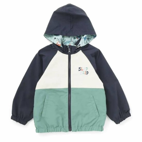 SLAP SLIP(スラップスリップ) 「フード付きタフタリバーシブルラグランジャケットboys」(80-130cm) 画像