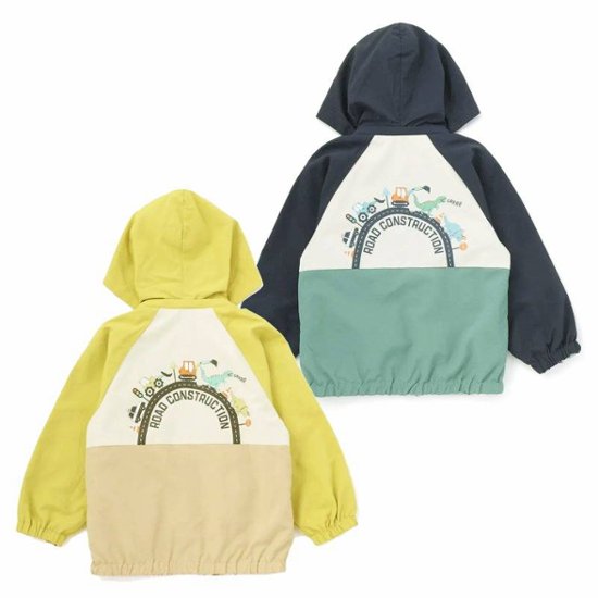 SLAP SLIP(スラップスリップ) 「フード付きタフタリバーシブルラグランジャケットboys」(80-130cm) 画像