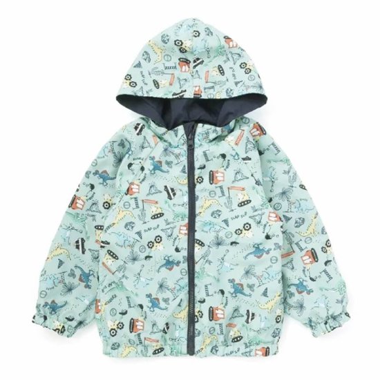 SLAP SLIP(スラップスリップ) 「フード付きタフタリバーシブルラグランジャケットboys」(80-130cm) 画像