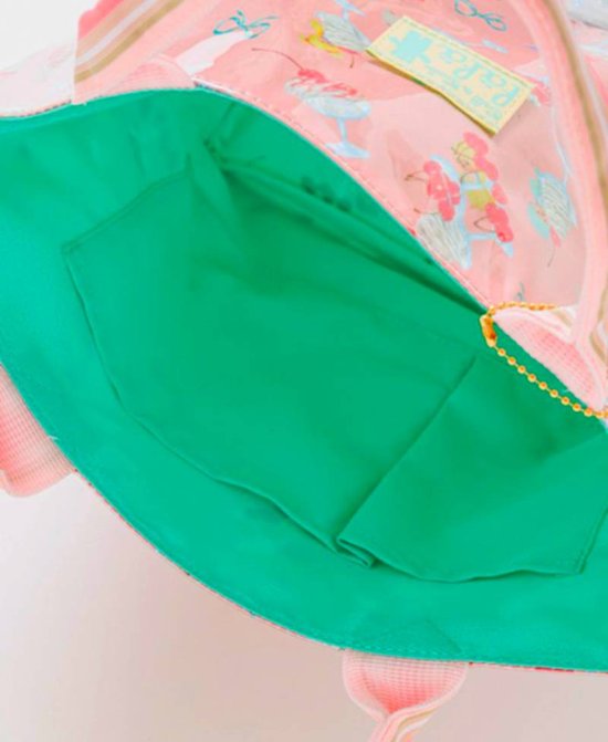 fafa 「【モンチッチコラボ】PELIA ハートスパンコール入りトートバッグ」（F）メール便送料198円対応可画像