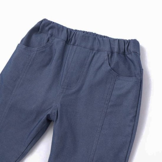 SLAP SLIP(スラップスリップ) 「裾リボン付きストレッチツイルパンツ」(100-130cm) 【メール便送料198円対応】画像