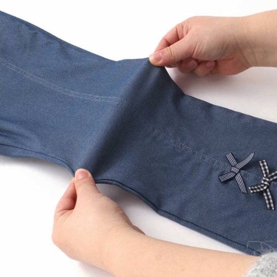 SLAP SLIP(スラップスリップ) 「裾リボン付きストレッチツイルパンツ」(100-130cm) 【メール便送料198円対応】画像