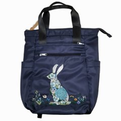 SUPER HAKKA glanta 「かくれんぼうさぎ刺繍２WAYリュックトート」F画像