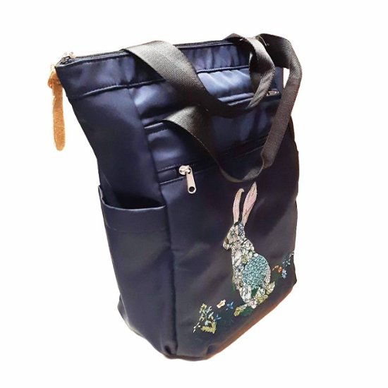 SUPER HAKKA glanta 「かくれんぼうさぎ刺繍２WAYリュックトート」F画像