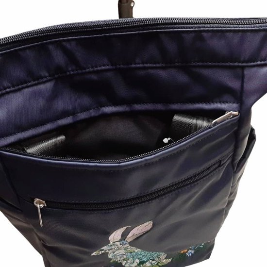 SUPER HAKKA glanta 「かくれんぼうさぎ刺繍２WAYリュックトート」F画像