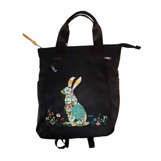 SUPER HAKKA glanta 「かくれんぼうさぎ刺繍２WAYリュックトート」F画像