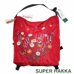 SUPER HAKKA glanta 「マーガレットライズ刺繍２WAYソフトリュック」Fの画像