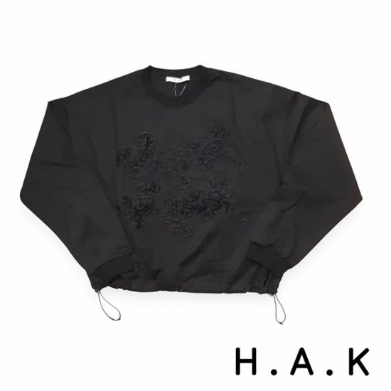 H.A.K 「オーガンジーリボンフラワー刺繍プルオーバー」 F画像