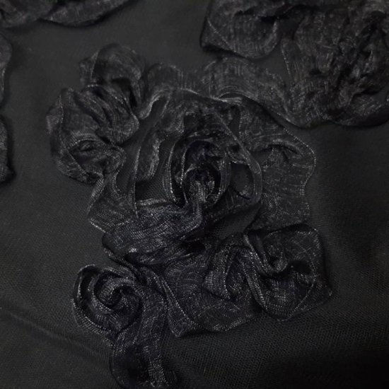 H.A.K 「オーガンジーリボンフラワー刺繍プルオーバー」 F画像