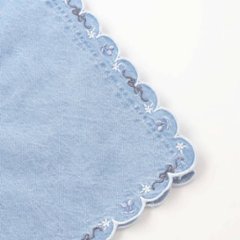 SLAP SLIP(スラップスリップ) 「サイド＆裾スカラップ7分丈デニムパンツ」(100-130cm) 【メール便送料198円対応】画像