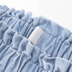 SLAP SLIP(スラップスリップ) 「サイド＆裾スカラップ7分丈デニムパンツ」(100-130cm) 【メール便送料198円対応】画像