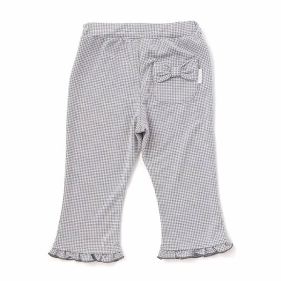 SLAP SLIP(スラップスリップ) 「裾フリル7分丈デニムニットレギンス」(80-120cm) 【メール便送料198円対応】画像