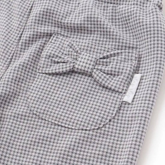 SLAP SLIP(スラップスリップ) 「裾フリル7分丈デニムニットレギンス」(80-120cm) 【メール便送料198円対応】画像