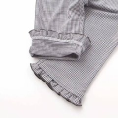 SLAP SLIP(スラップスリップ) 「裾フリル7分丈デニムニットレギンス」(80-120cm) 【メール便送料198円対応】画像