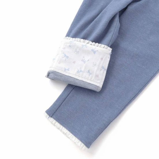 SLAP SLIP(スラップスリップ) 「折り返し裾7分丈ストレッチパンツ」(80-120cm) 【メール便送料198円対応】画像