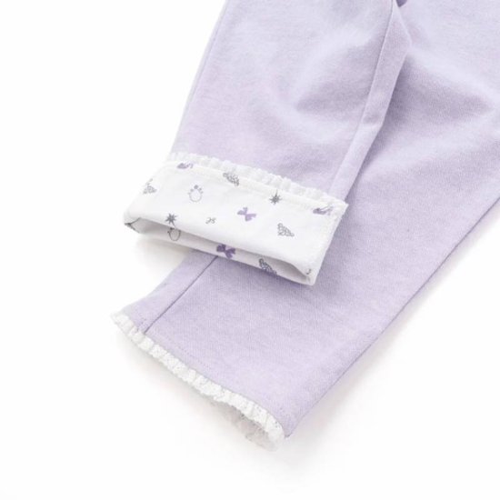 SLAP SLIP(スラップスリップ) 「折り返し裾7分丈ストレッチパンツ」(80-120cm) 【メール便送料198円対応】画像