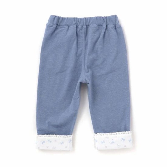 SLAP SLIP(スラップスリップ) 「折り返し裾7分丈ストレッチパンツ」(80-120cm) 【メール便送料198円対応】画像