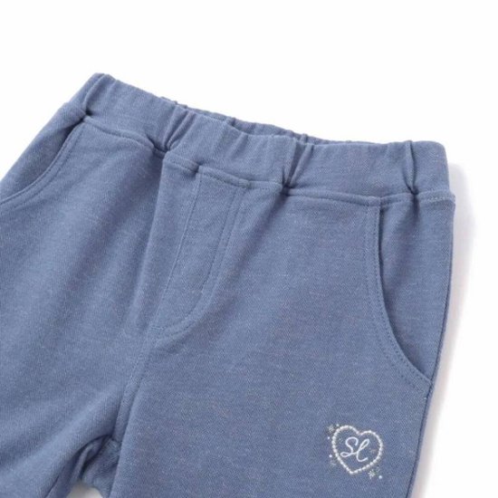 SLAP SLIP(スラップスリップ) 「折り返し裾7分丈ストレッチパンツ」(80-120cm) 【メール便送料198円対応】画像