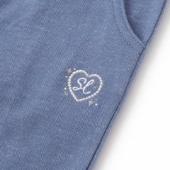 SLAP SLIP(スラップスリップ) 「折り返し裾7分丈ストレッチパンツ」(80-120cm) 【メール便送料198円対応】画像