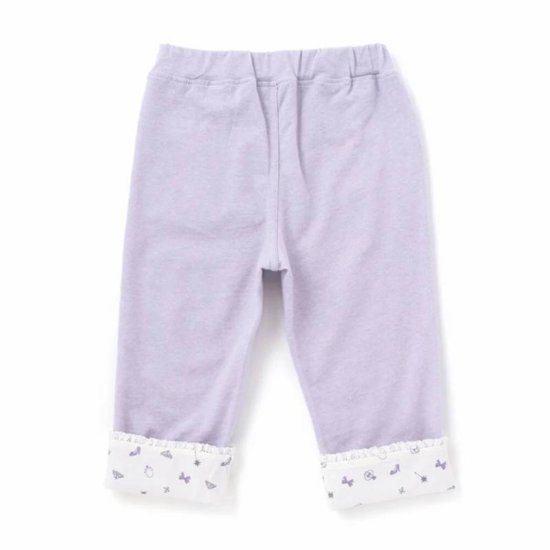 SLAP SLIP(スラップスリップ) 「折り返し裾7分丈ストレッチパンツ」(80-120cm) 【メール便送料198円対応】画像